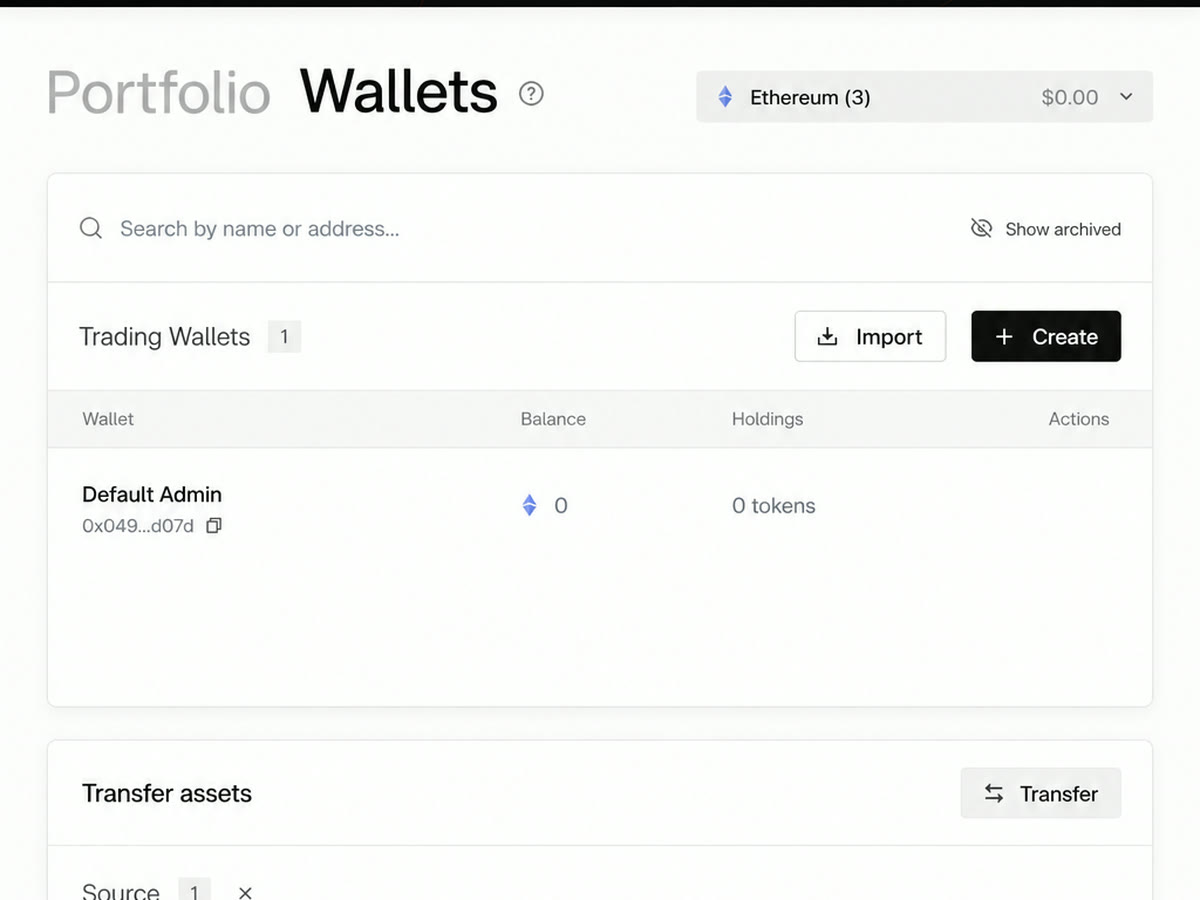 App & dashboards